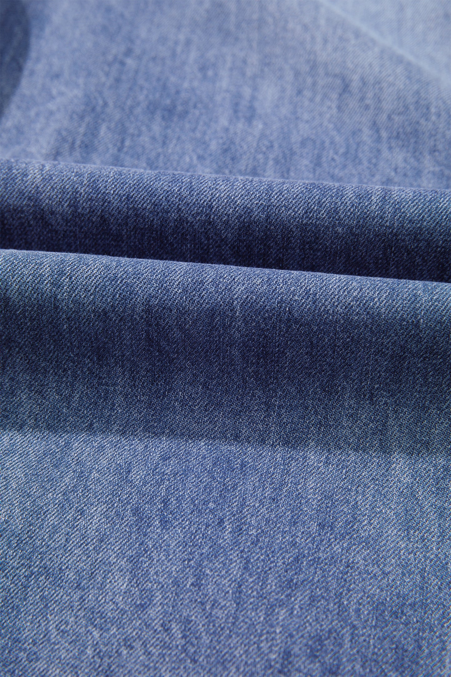 High-Rise Pleated Wide-Leg Cropped Denim Jeans | Dusk Blue