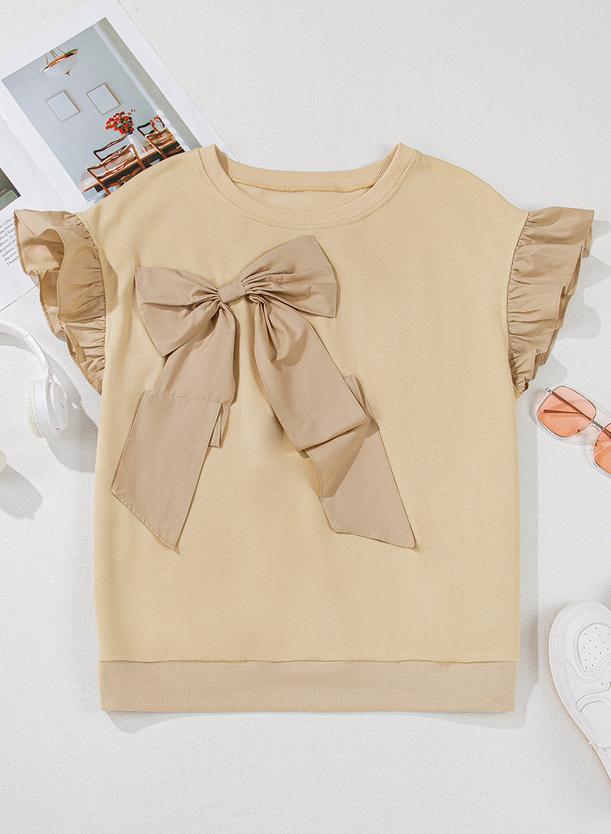 Plus Size Bow Top Women 1X–4X