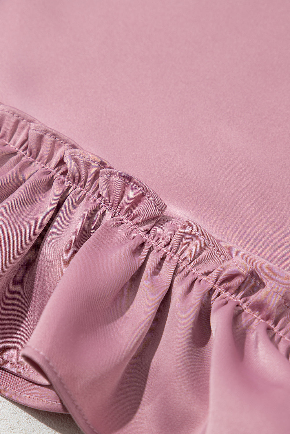 Pink Ruffle Sleeve Top Women S–XL