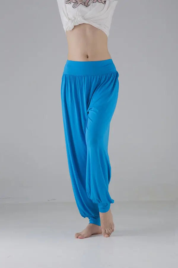 Women High Waist Athletic Harem Pant Baggy Bloom Pants Lantern Stretch Casual Comfy Pant . M-3X