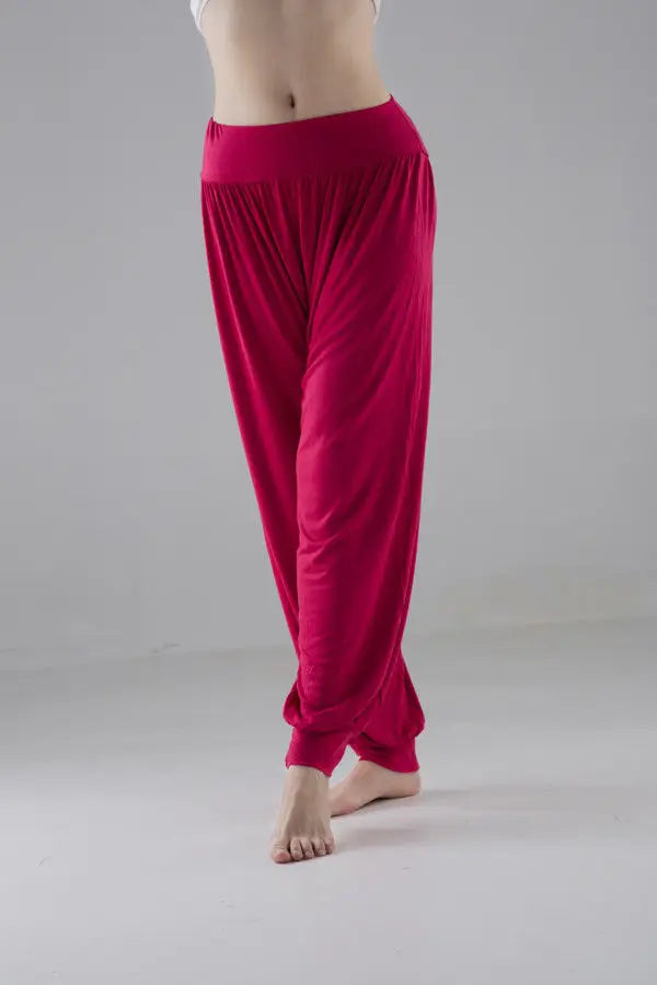Women High Waist Athletic Harem Pant Baggy Bloom Pants Lantern Stretch Casual Comfy Pant . M-3X