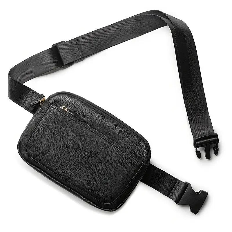 Ladies Leather Waist Pack Cross body/Chest Bag Water-Proof Belt Bag
