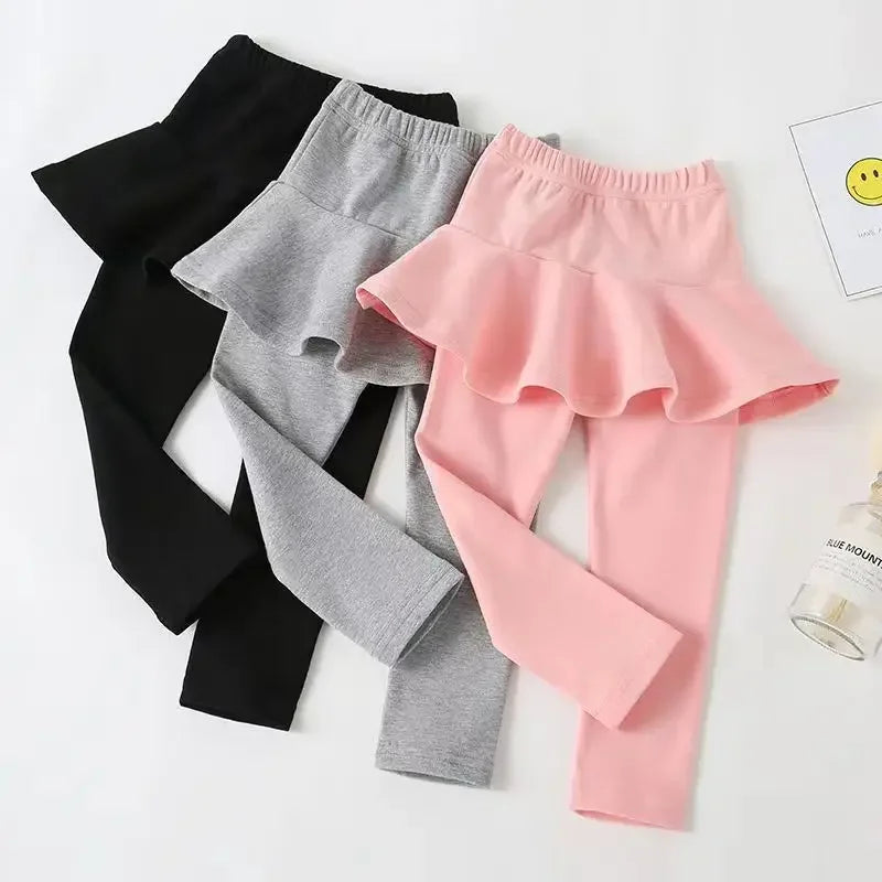 All Season Girl Leggings Skirt-pants Cake Skirt Kids leggings Pants 3-11 Years
