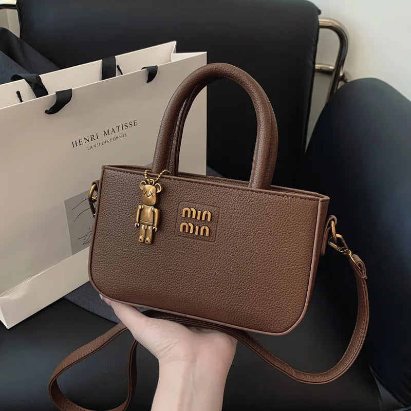 Women's Minimalist Square Crossbody Bag - Luxury Shoulder Purse