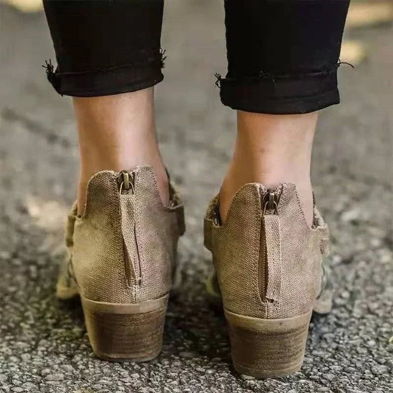 Women's Shoe/Boot Fashion Western Ankle Booties Size 35-43