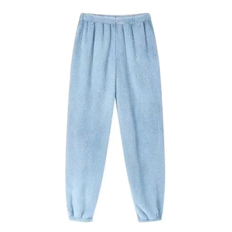 Hello Kittys Women's Coral Fleece Plush Pajamas Set Sanrioed Autumn Winter Pajamas Thickened Warm Home Clothes Loose Fitting. S-5X
