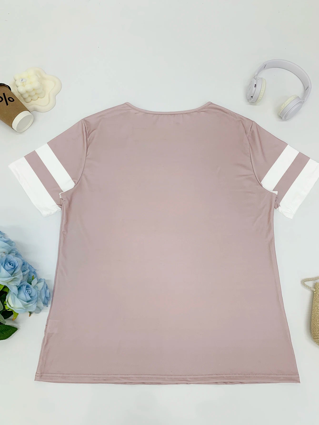 Plus size women's casual short-sleeved comfortable T-shirts for spring and summer