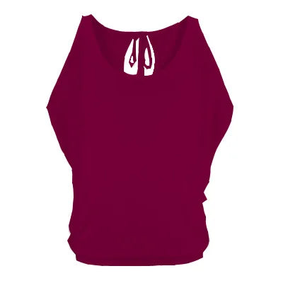 Sexy Batwing Summer Women V Neck Short Hollow Out Sleeve Solid Colour Loose Top. S-3X