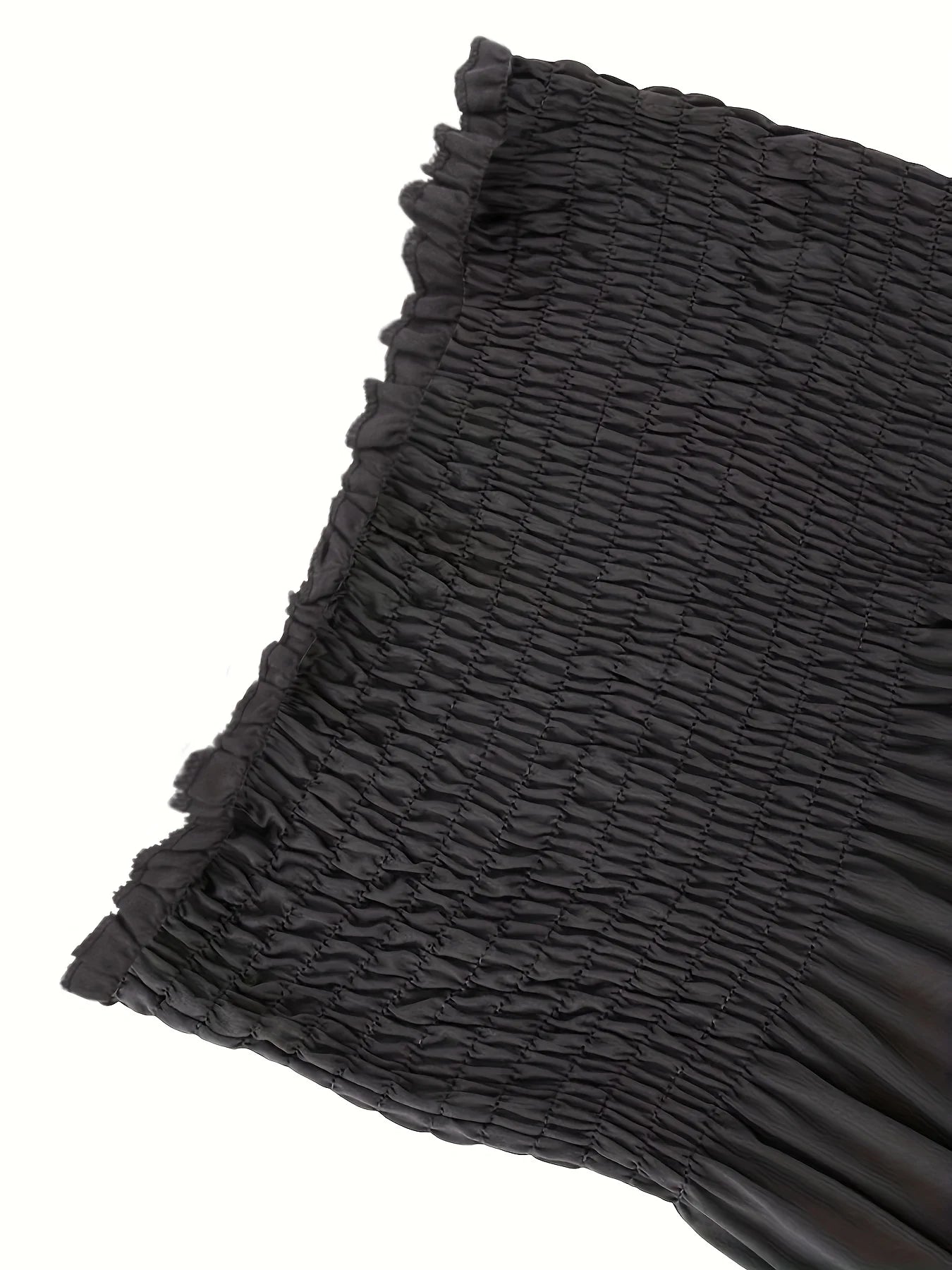 Plus Size Women's Sexy Pleated Tube Top.