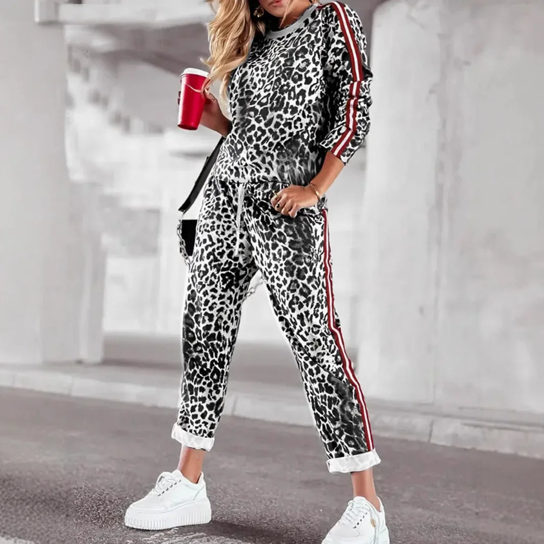 Sports Leisure Long Sleeve Thin Pants Two Piece Set Street Style Women's Fashion Comfortable Quality Lightweight Design. S-2X