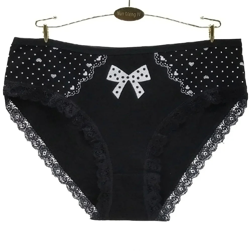 Quality 6pc Cotton Curvy Size Underwear High Waist.