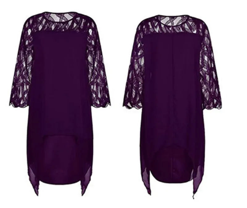 Ladies Curvy Evening Dress .