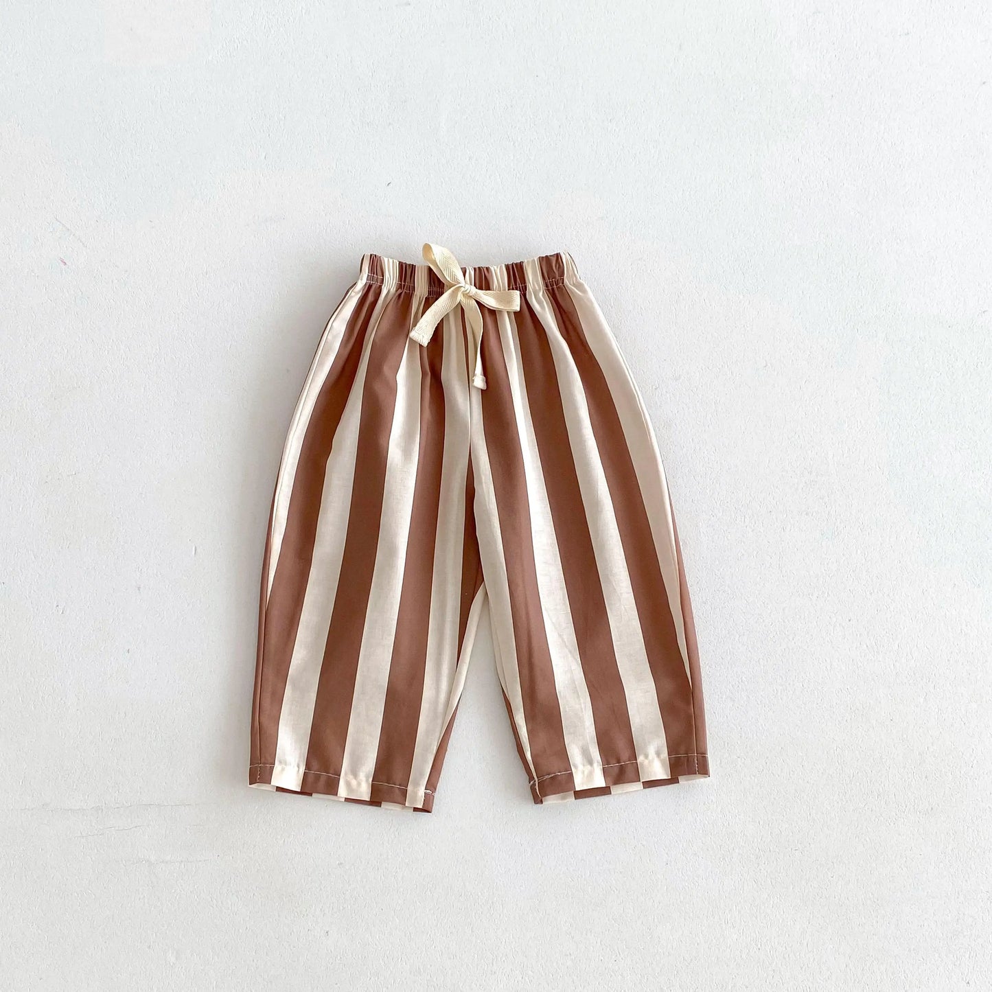Fashion Striped Trousers For Children's Clothes Summer Thin Loose Casual Kids Harem Pants Toddler Costume Boys Girls Long Pant