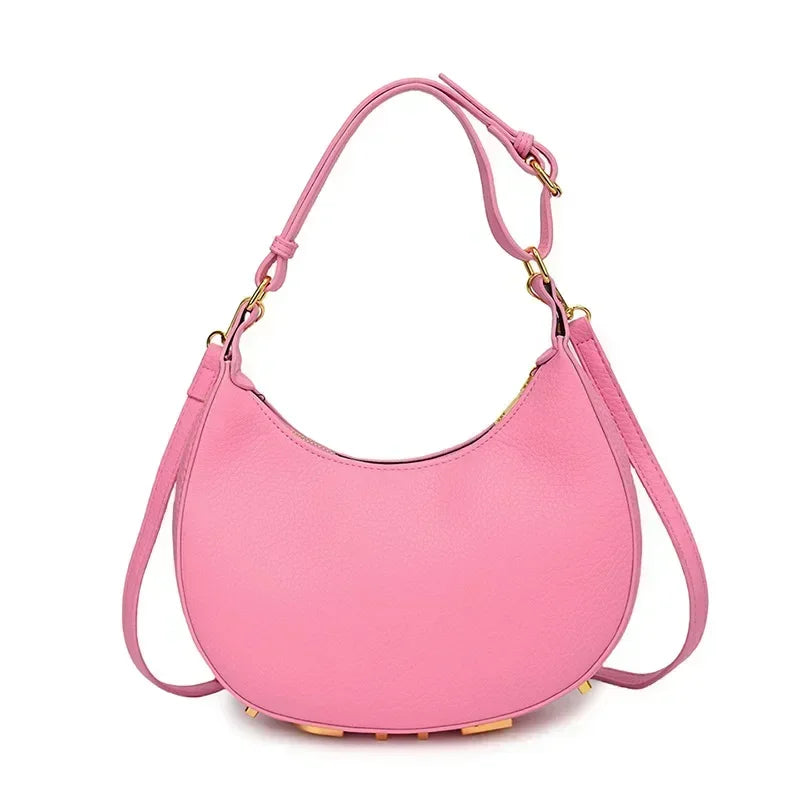 Crescent Single Shoulder Hand/Crossbody Bag Fashionable Commuting Niche Handbag