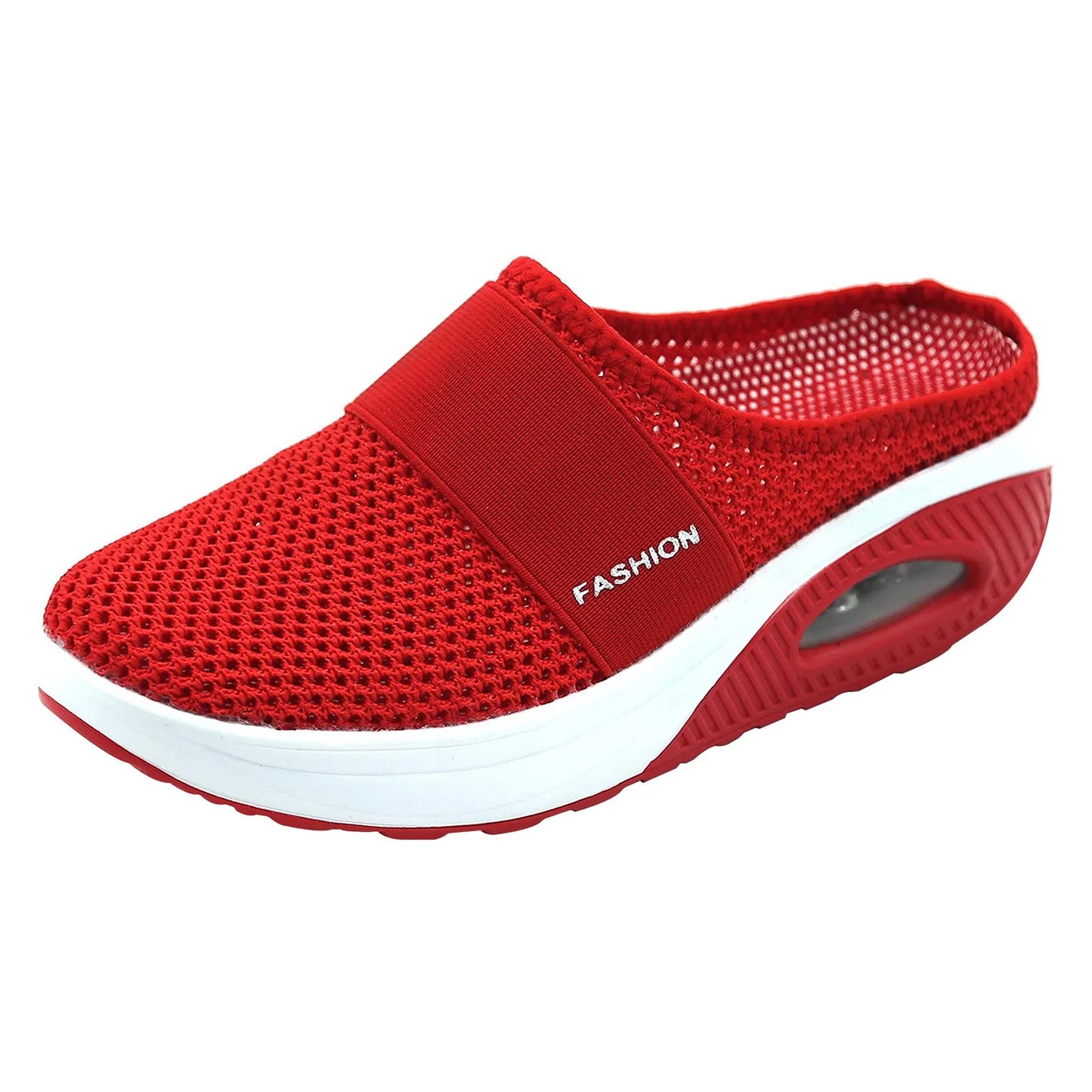 Slip-On Women's Walking Sandals,Breathable Mesh Casual Breathable With Arch Support And Thickened Soft Sole.
