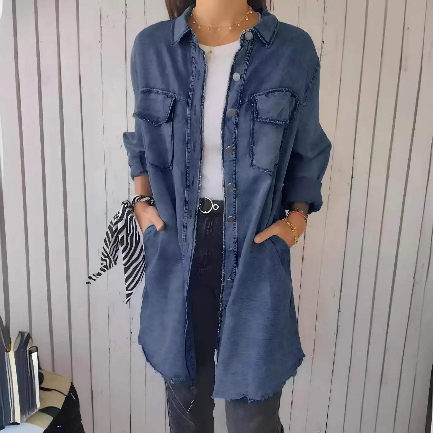 Denim Women Single Breasted Full Sleeve Jackets Pockets Turn Down Collar Casual Spring Jacket. S-3X