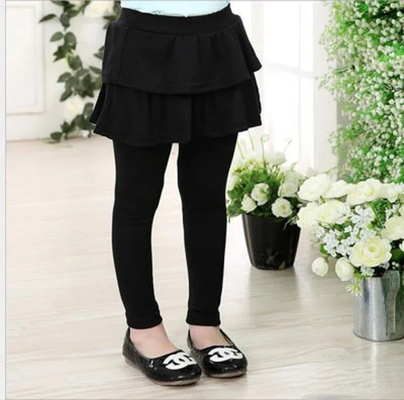 All Season Girl Leggings Skirt-pants Cake Skirt Kids leggings Pants 3-11 Years