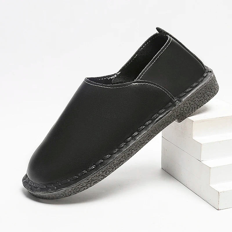 Women Genuine Leather Loafers Mixed Colours Spring Moccasins Casual Shoes