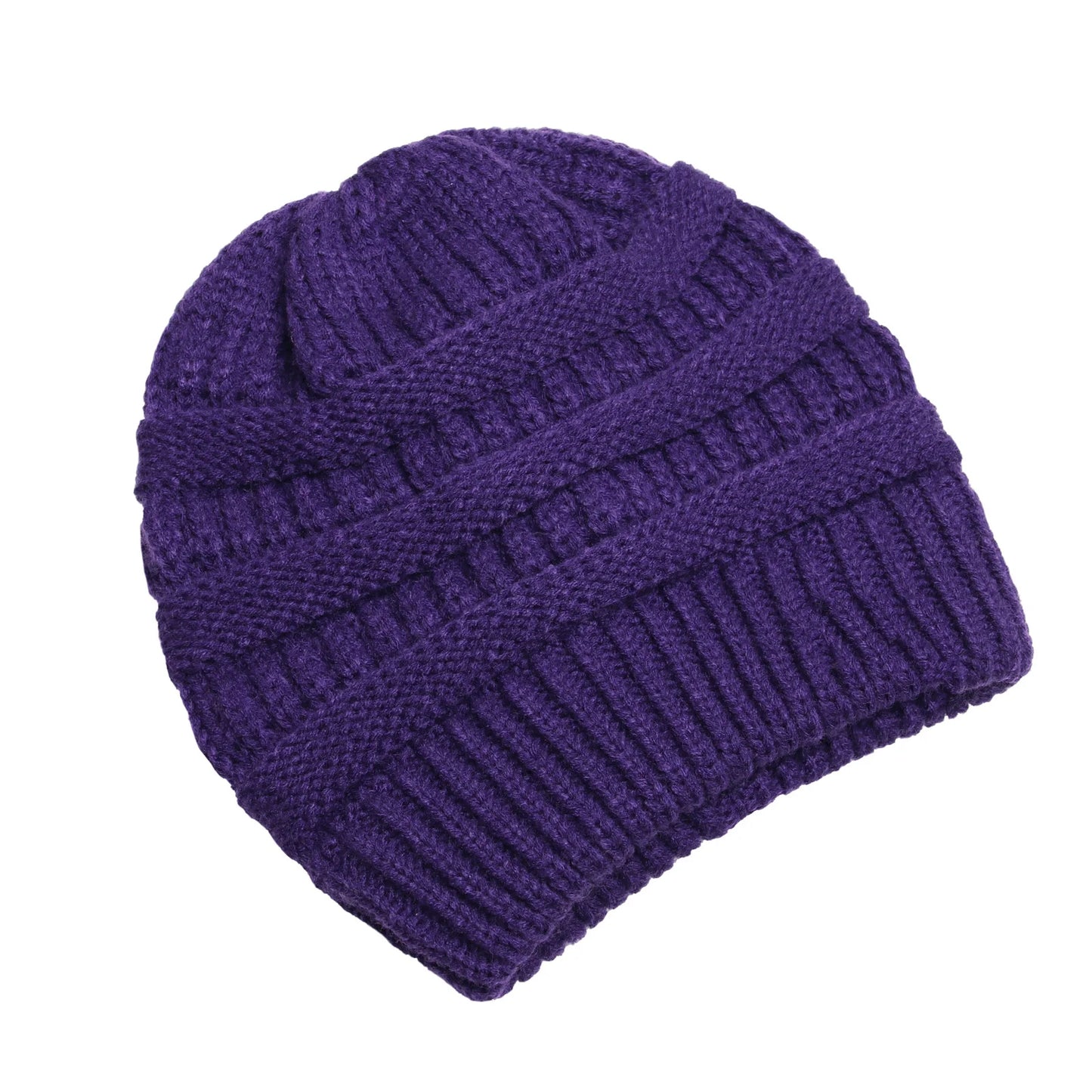 25 Color Solid Beanies Women Knitted Beanie Hat Fashion Autumn Winter Warm Hats Skullies Wool Cap for Women Wholesale