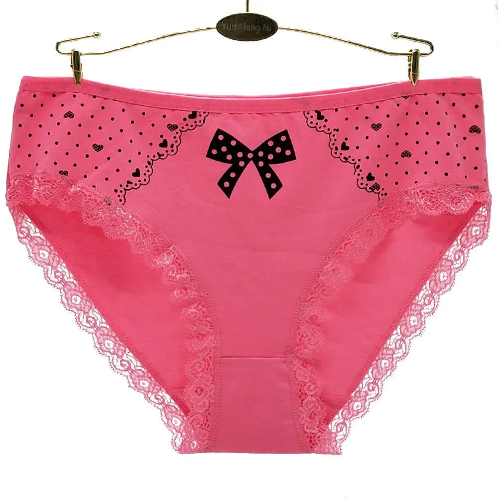 Quality 6pc Cotton Curvy Size Underwear High Waist.