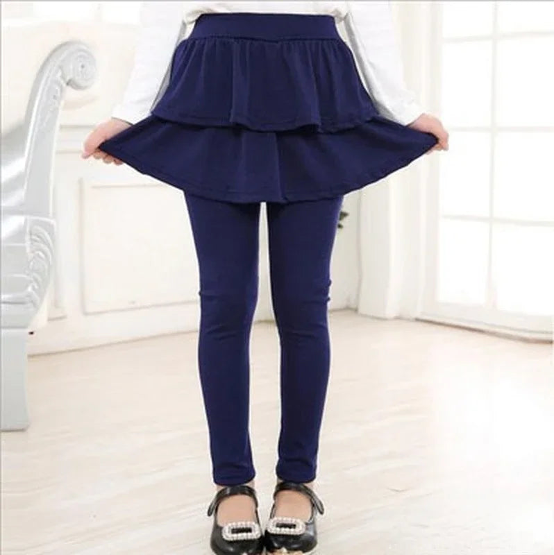 All Season Girl Leggings Skirt-pants Cake Skirt Kids leggings Pants 3-11 Years