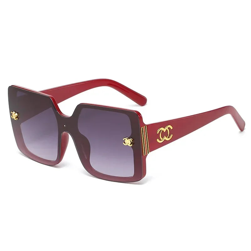 Luxury Women's brand Oversized Designer Sunglasses UV400 .