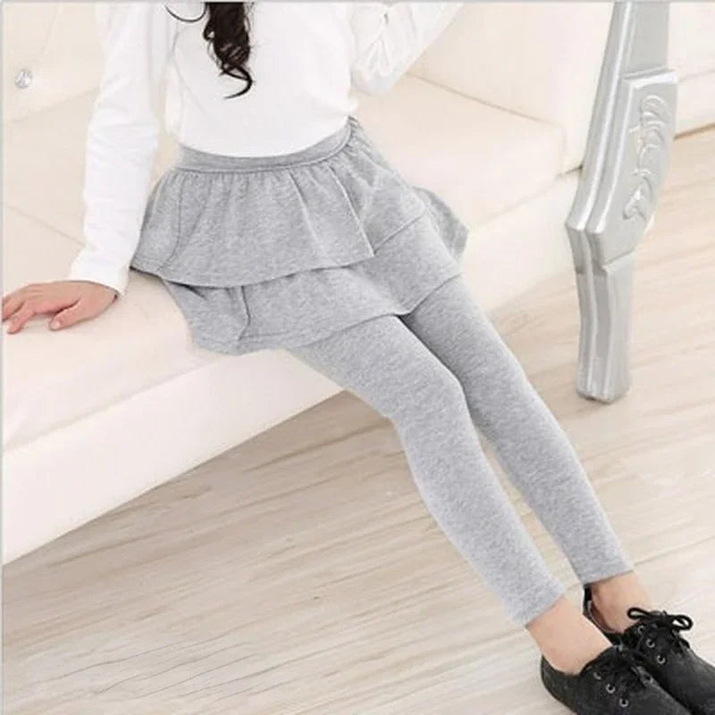 All Season Girl Leggings Skirt-pants Cake Skirt Kids leggings Pants 3-11 Years