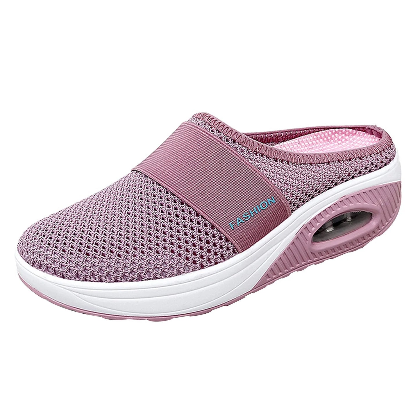 Slip-On Women's Walking Sandals,Breathable Mesh Casual Breathable With Arch Support And Thickened Soft Sole.
