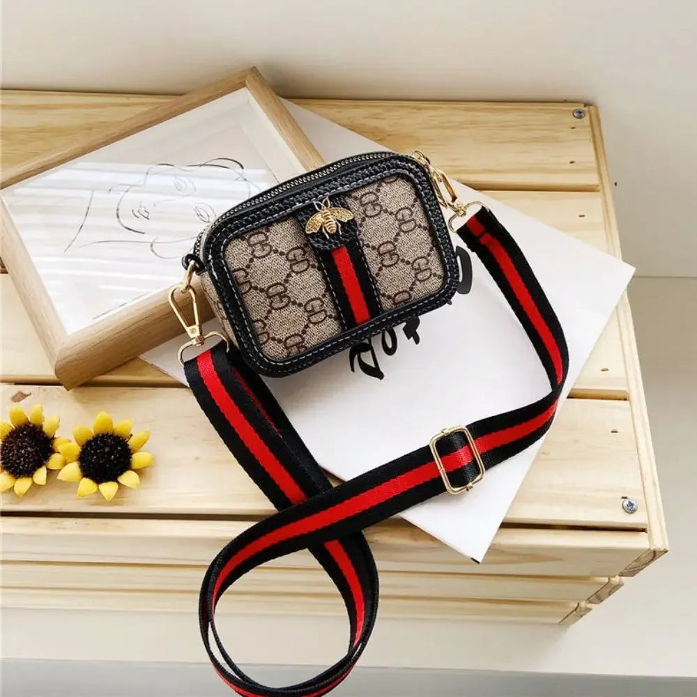 New Fashion Cute Mini Children's Waterproof PU Shoulder Cross-body Bag