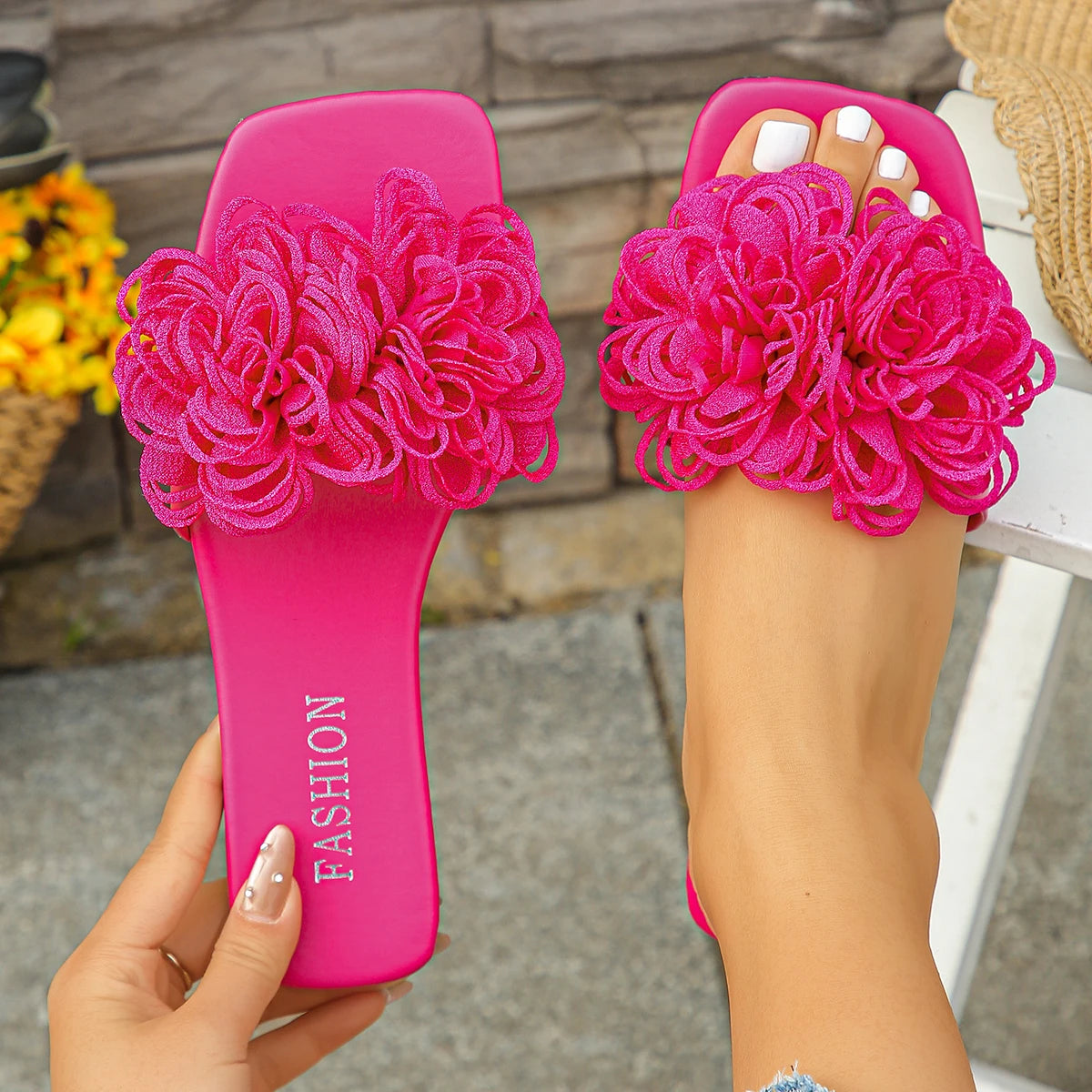 Women Flat Casual Slides Summer Fashion Dressy Sandals /Slides