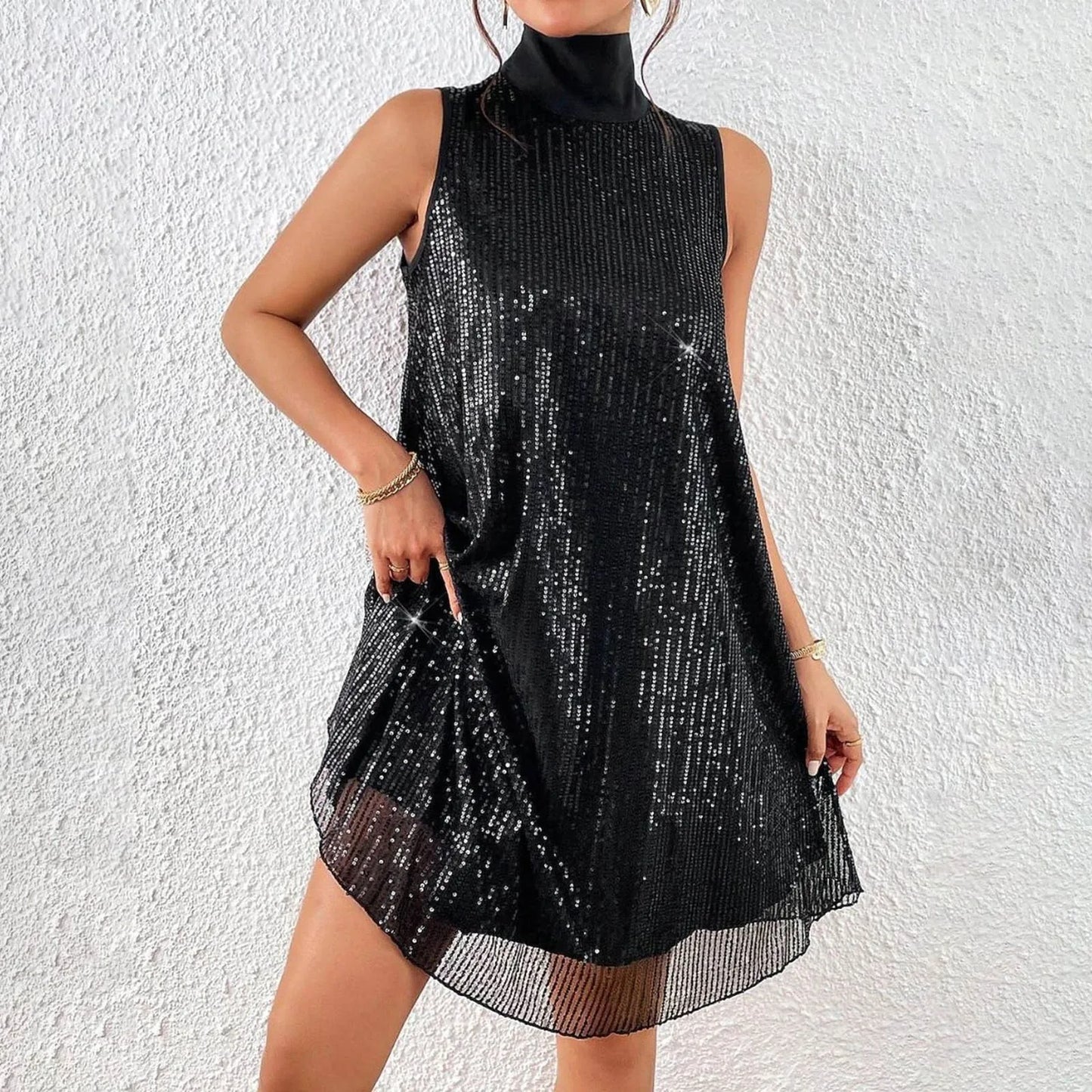 Elegant Party Dress Elegant Sequin Great For All Occasions. S-2x