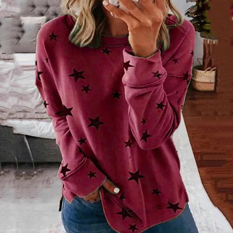 New Star Printing Fashion long-sleeved T-shirt. S-5X