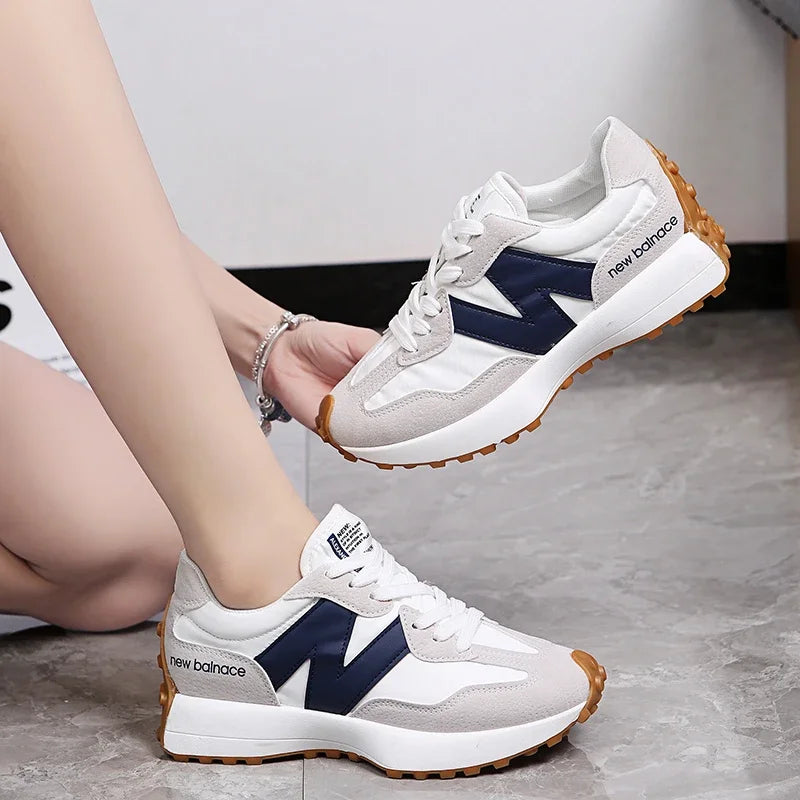 Women Sneakers 2025 New Spring Brand Luxury Vulcanized Shoe Casual Footwear Zapatillas Mujer Light Flat Breathable Shoe.