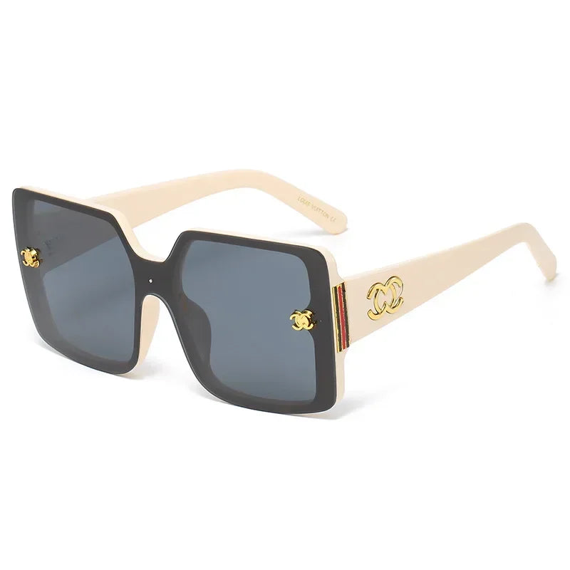 Luxury Women's brand Oversized Designer Sunglasses UV400 .
