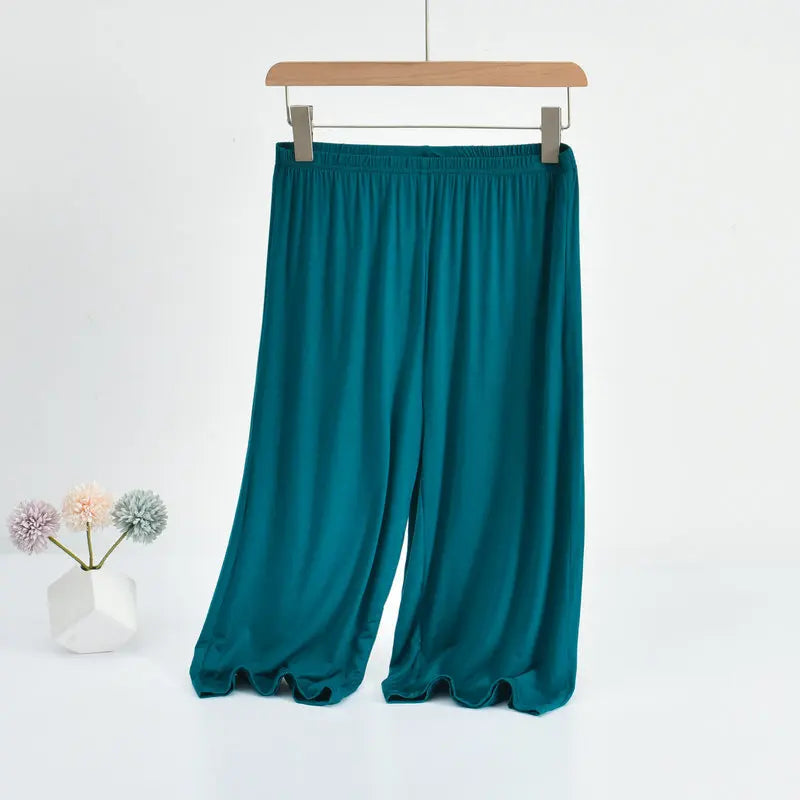 Plus size Mid-Calf Loose Fit Comfortable Pant
