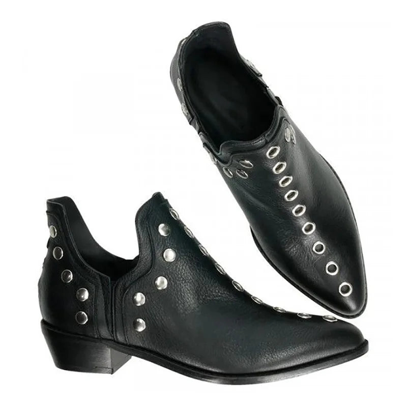 Designer Women's Ankle Boots High Quality Pointed Trendy 2025 New Ankle Boot