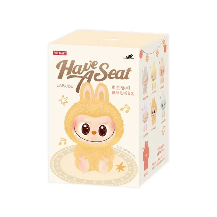 100% Authentic Labubu The Monsters Have a Seat Series Blind Box 1pc Single Box Random Surprise Collectible Figure