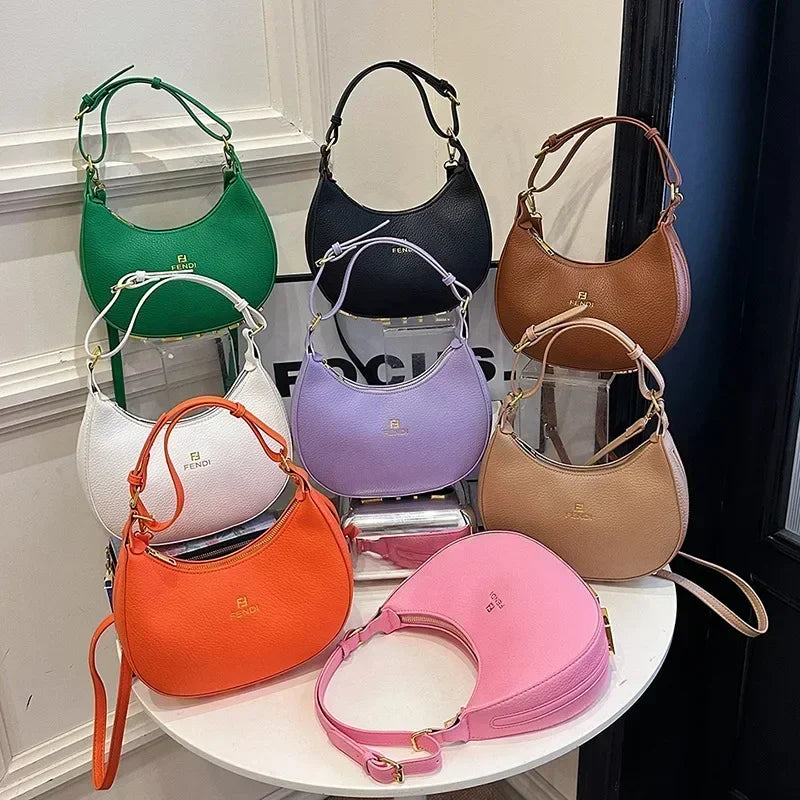 Crescent Single Shoulder Hand/Crossbody Bag Fashionable Commuting Niche Handbag