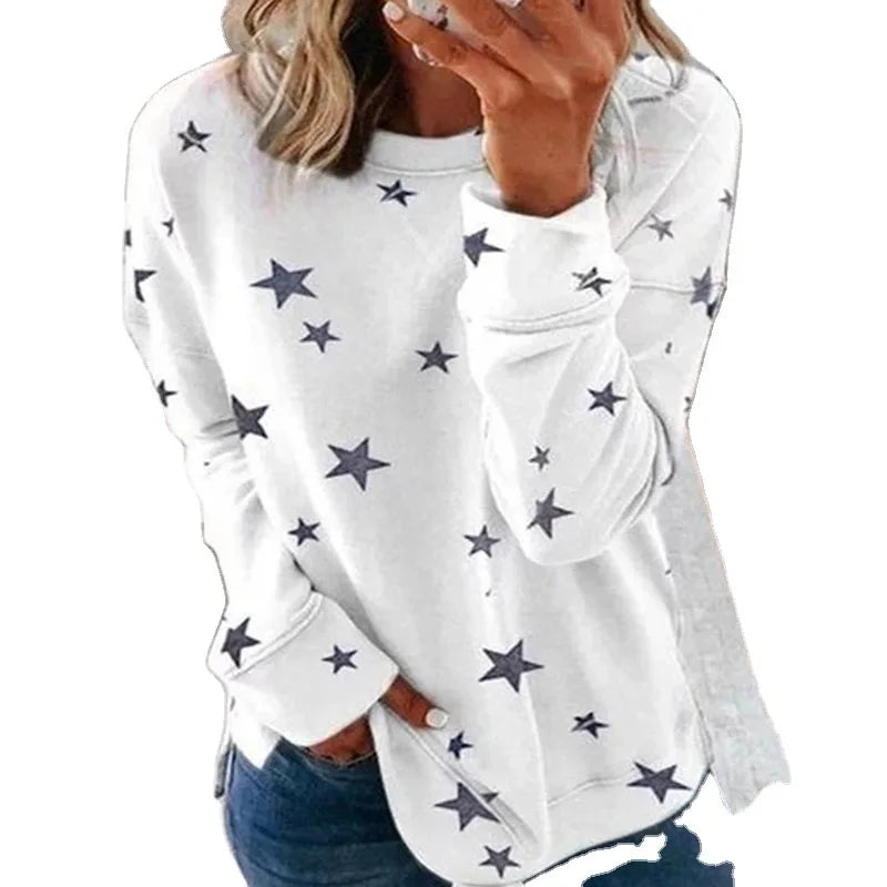 New Star Printing Fashion long-sleeved T-shirt. S-5X