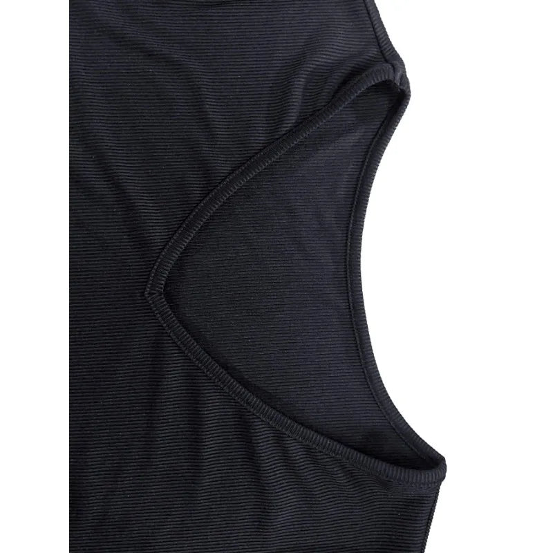 Plus Size V-Neck Party Dress - Waist Strap Patchwork Casual Dress