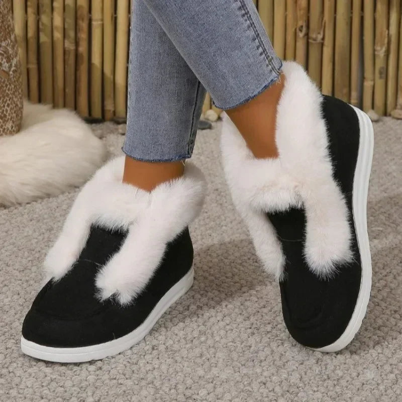 Women Winter Boot Thick Plush Warm Cotton Shoe/Boot . Botines Botas Mujer