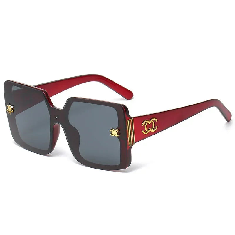 Luxury Women's brand Oversized Designer Sunglasses UV400 .