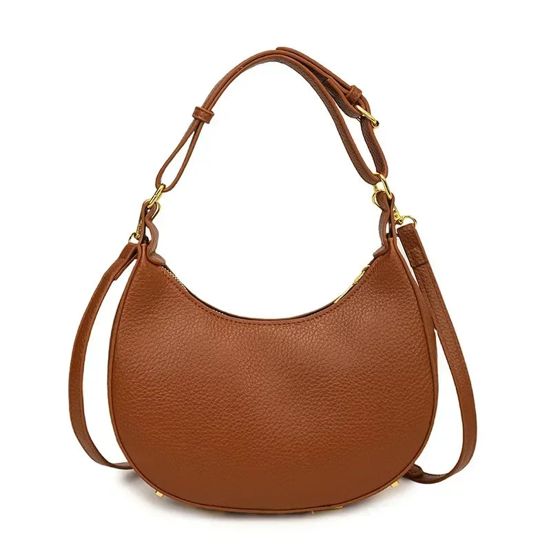 Crescent Single Shoulder Hand/Crossbody Bag Fashionable Commuting Niche Handbag