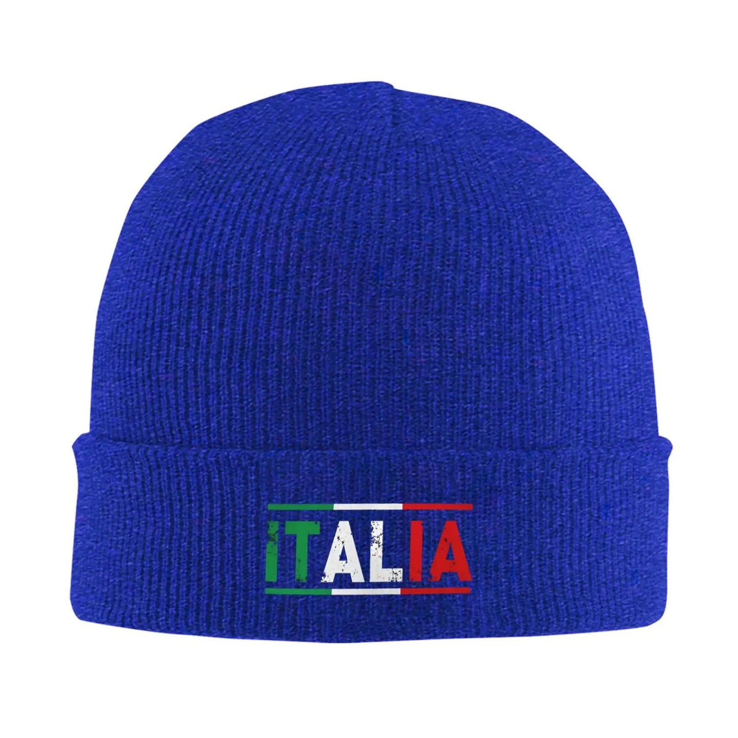 ITALIA Unisex Warm Knitted Bonnet Hat Autumn Winter Outdoor Beanies