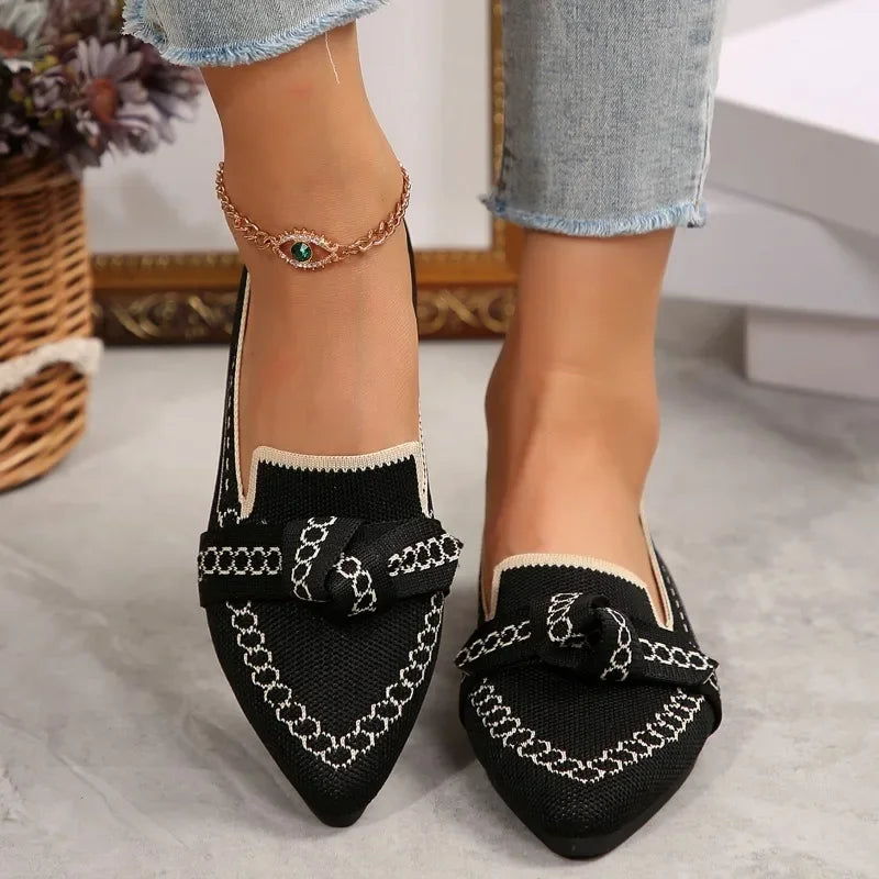 Casual Flats Hot Sale Sexy Pointed Light Weight Flat Low Shoe