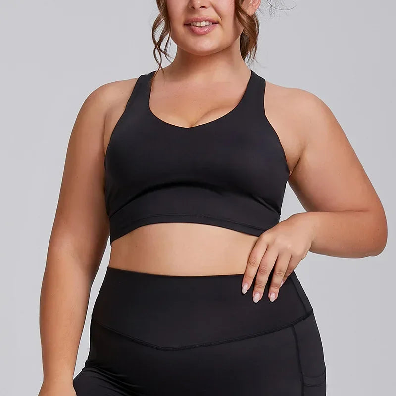Yoga Workout Outfit Sports Bra, Gym Leggings Super Stretch Fitness Active Wear Set. Xs-3xl