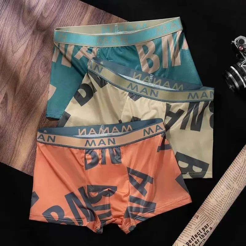 12PCS Men's Boxers Underwear Comfortable and Breathable , Plus Size .