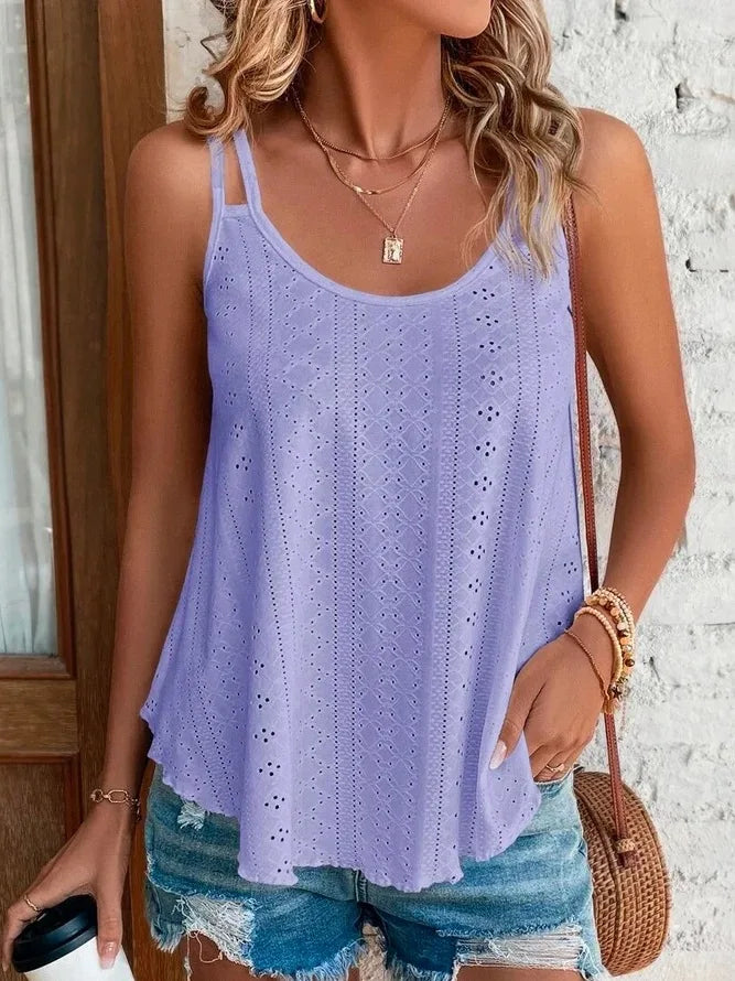 Plus Size Boho Style Tank Top New Summer Casual Shirt. S-5X