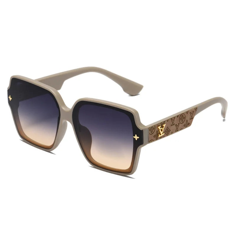 Luxury Women's New Retro UV Protection UV-400 Large Frame Glasses