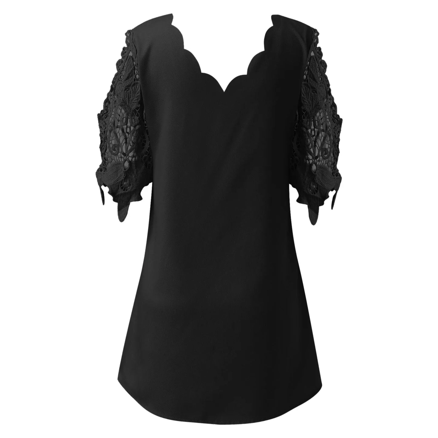 Women Half Sleeve Solid Summer Dress. S-2x